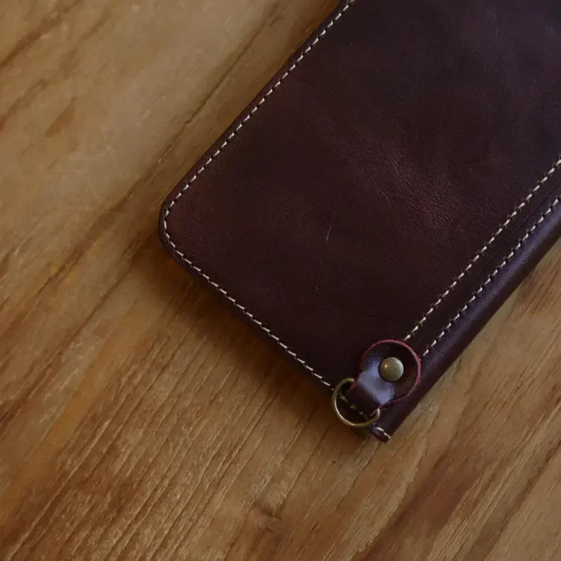 Phoenix Bespoke™: Personalized Genuine Leather Wallet & Folio Case for Samsung S25/S24 Series by Phoenix Tree Studio