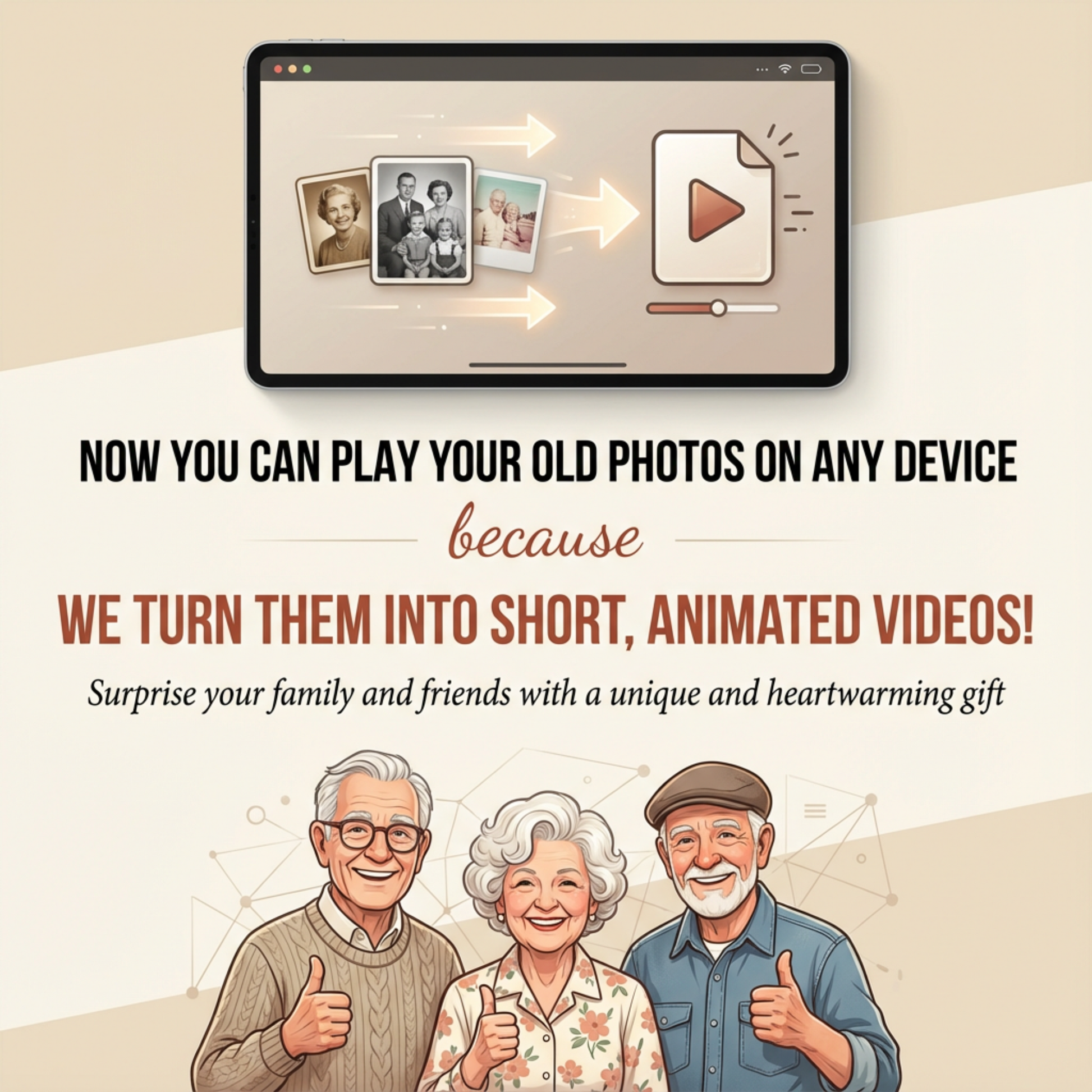 Live Memory™ - Bring Their Smile Back to Life (Moving Photo Video) by Phoenix Tree Studio