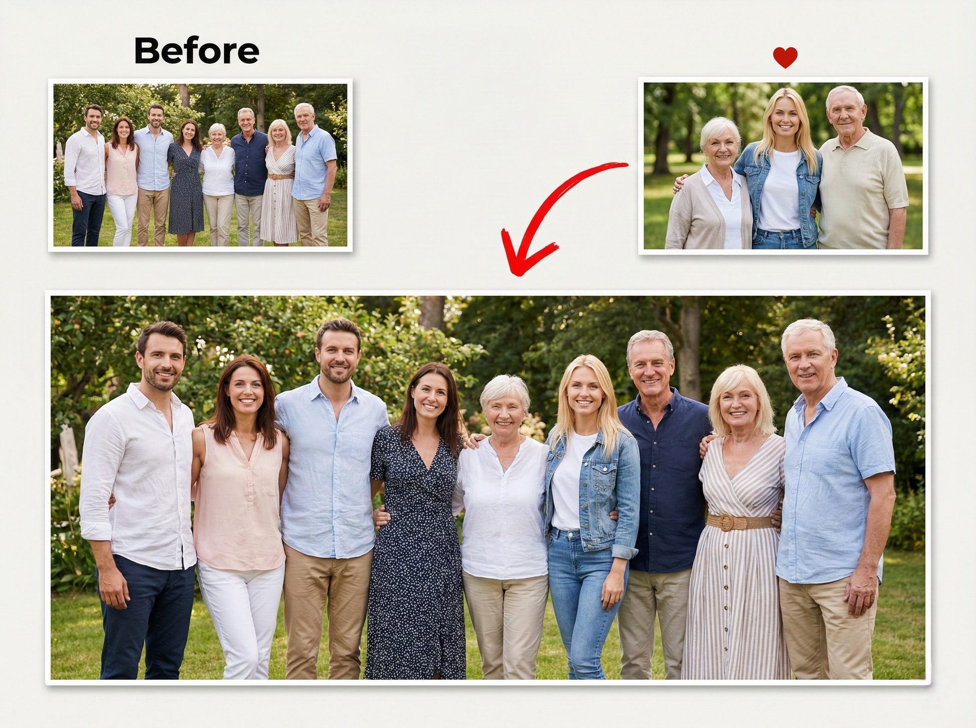 Add Person to Photo & Seamless Merge — Custom Digital Portrait (HD, Print-Ready) by Phoenix Tree Studio