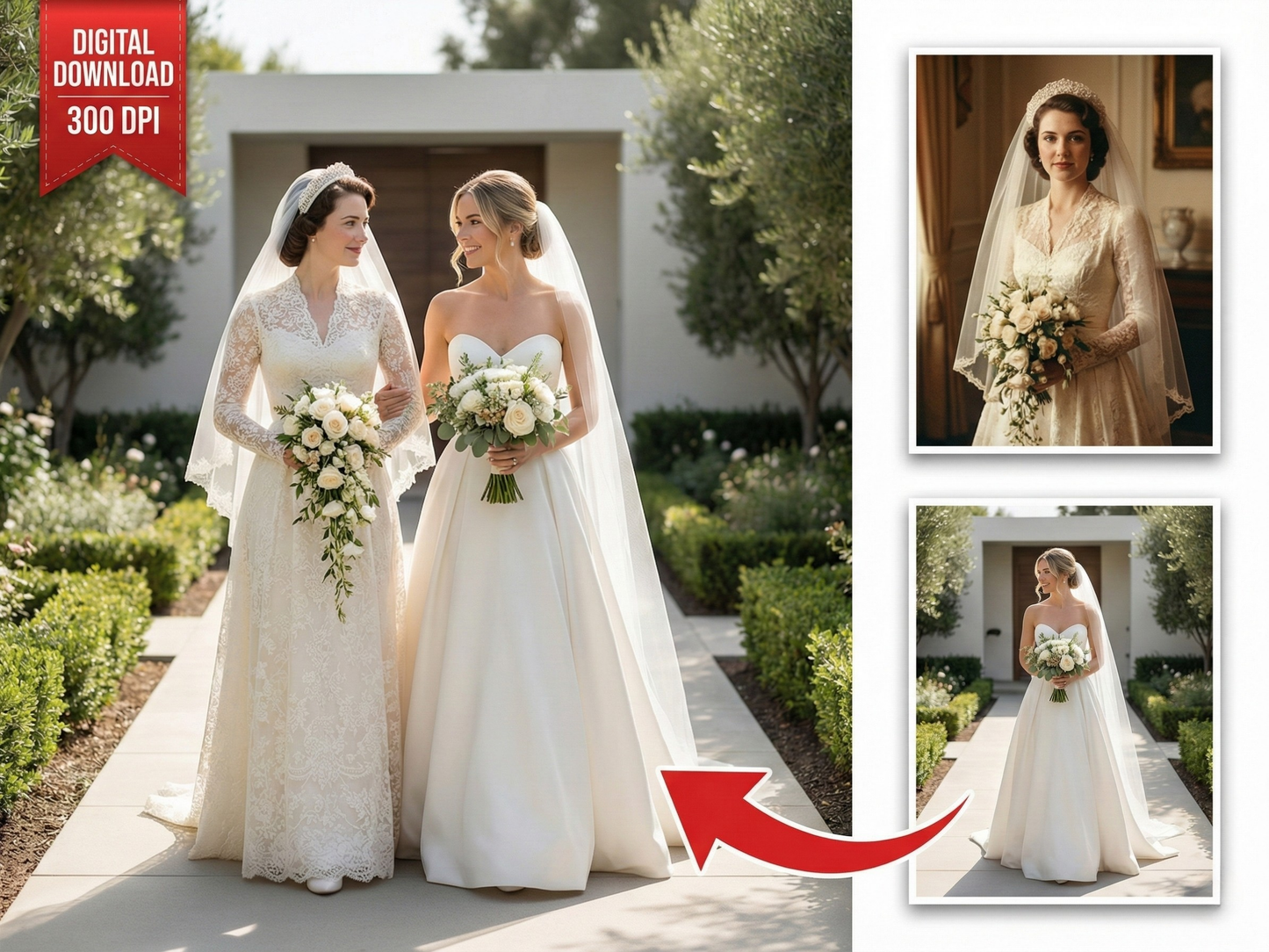 Add Person to Photo & Seamless Merge — Custom Digital Portrait (HD, Print-Ready) by Phoenix Tree Studio