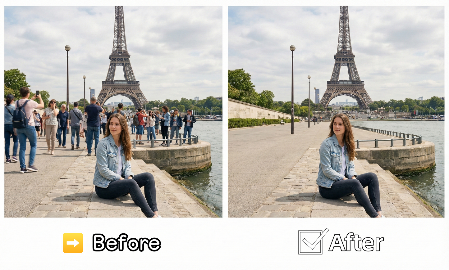 Professional Photo Retouching - Remove People, Tourists & Unwanted Objects by Phoenix Tree Studio
