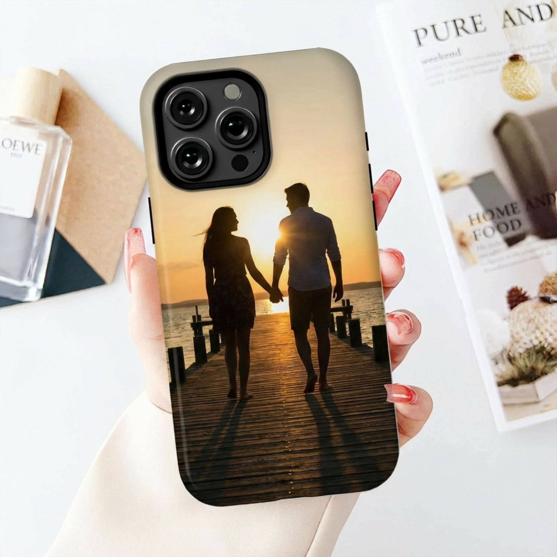 Custom Photo MagSafe Case | Glossy Finish | Personalized iPhone Memory Gift by Phoenix Tree Studio