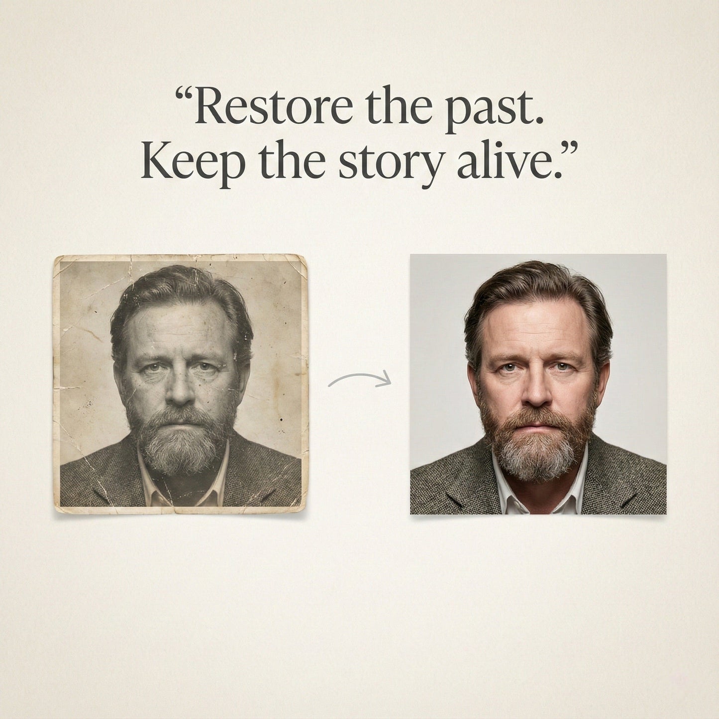 Live Memory™ - Old Photo Restoration Service - Repair, Sharpen & Colorize by Phoenix Tree Studio