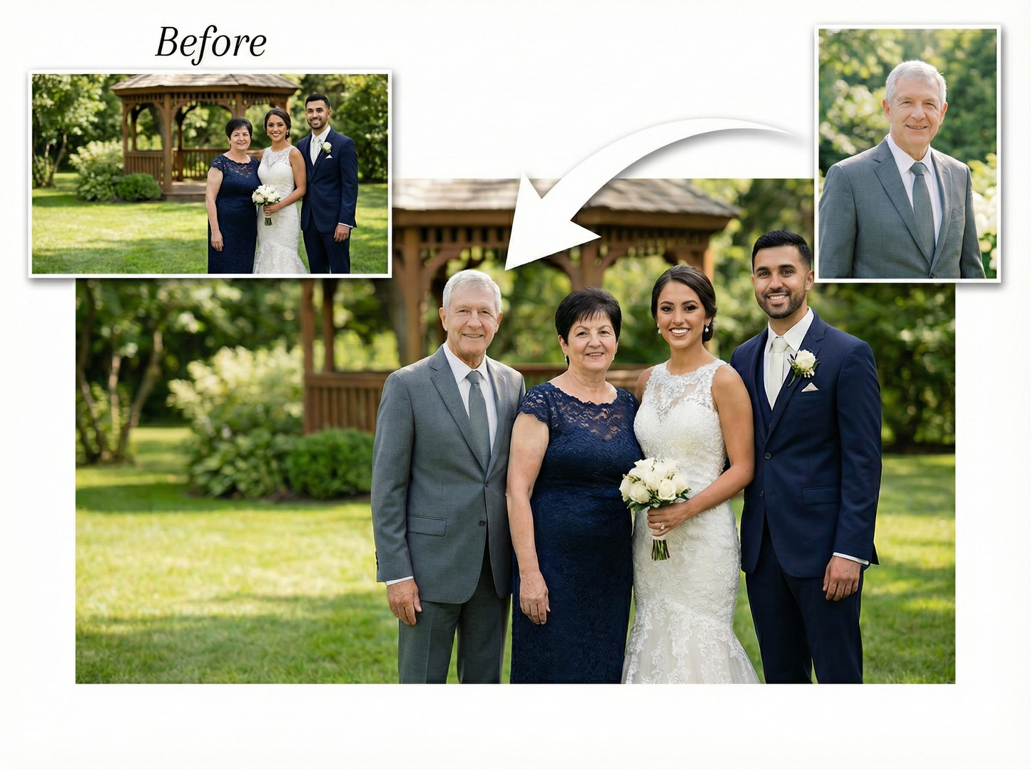 Add Person to Photo & Seamless Merge — Custom Digital Portrait (HD, Print-Ready) by Phoenix Tree Studio