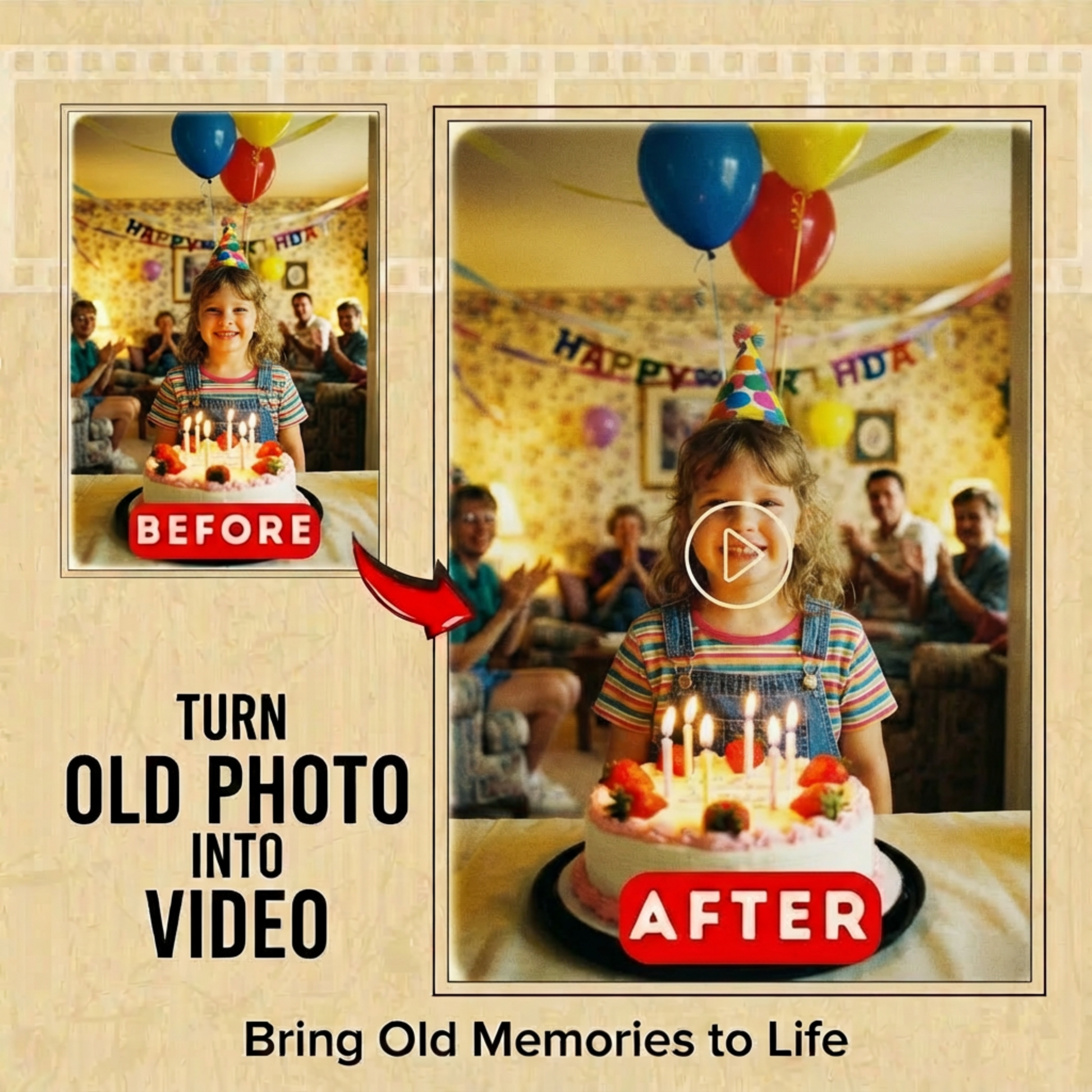 Live Memory™ - Bring Their Smile Back to Life (Moving Photo Video) by Phoenix Tree Studio
