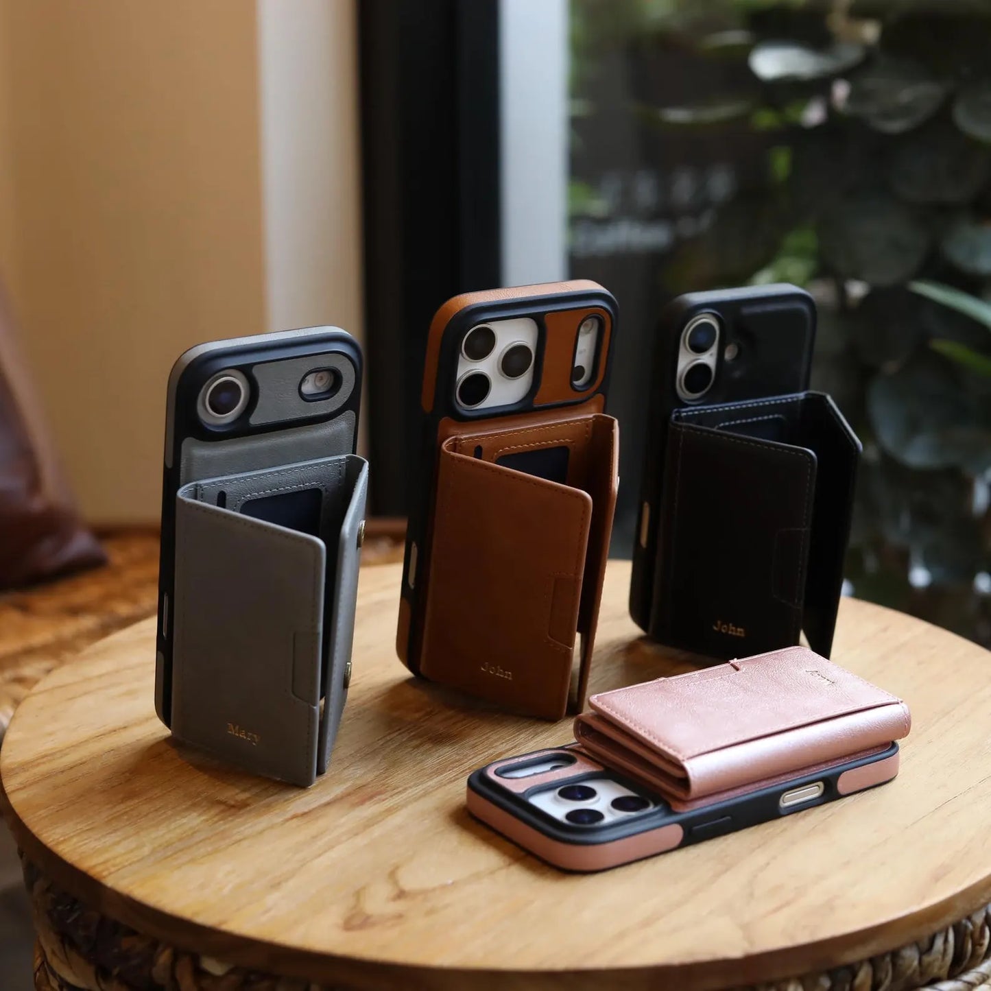 Phoenix Bespoke™: 2-in-1 Magnetic Detachable Wallet Case with MagSafe & Mega Capacity for Samsung S25-S23 Series by Phoenix Tree Studio