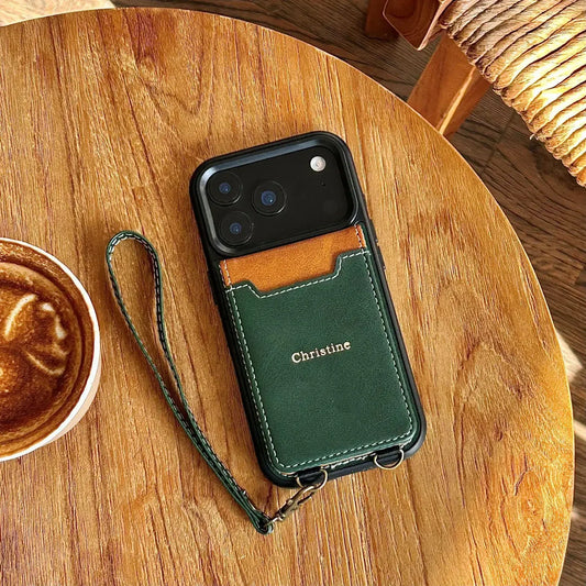 Phoenix Bespoke™: Retro Color-Block Wallet Case with Ring Stand & Wrist Strap for Google Pixel 9/8 by Phoenix Tree Studio