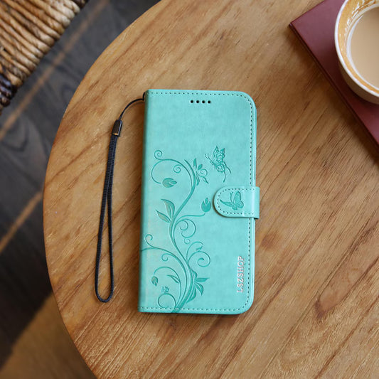 Phoenix Bespoke™: Butterfly Folio Wallet Case — Magnetic Closure for Google Pixel 10/9/8/7 Series by Phoenix Tree Studio