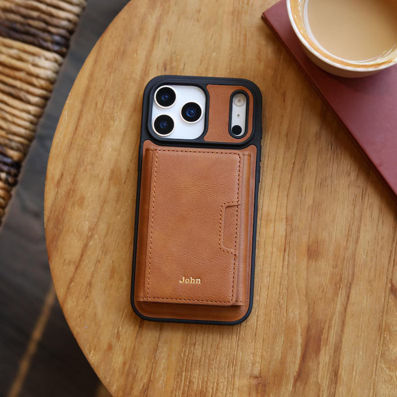 Phoenix Bespoke™: 2-in-1 Magnetic Detachable Wallet Case with MagSafe & Mega Capacity for Samsung S25-S23 Series by Phoenix Tree Studio