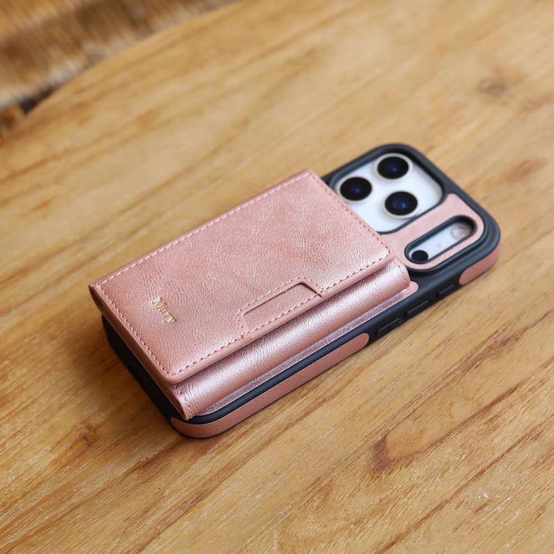 Phoenix Bespoke™: 2-in-1 Magnetic Detachable Wallet Case with MagSafe & Mega Capacity for Samsung S25-S23 Series by Phoenix Tree Studio