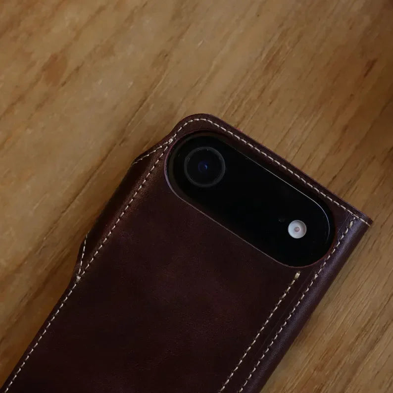 Phoenix Bespoke™: Personalized Genuine Leather Wallet & Folio Case for Samsung S25/S24 Series by Phoenix Tree Studio