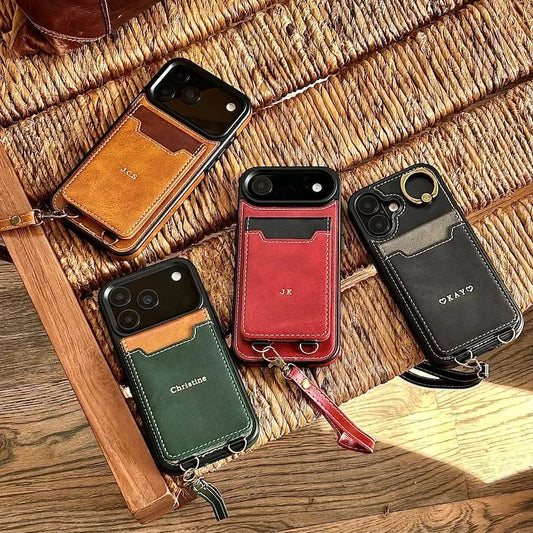 Phoenix Bespoke™: Retro Color-Block Wallet Case with Ring Stand & Wrist Strap for Google Pixel 9/8 by Phoenix Tree Studio